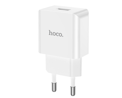 Мережевий зарядний пристрій HOCO C106A Leisure single port charger White