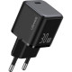 Мережевий зарядний пристрій Usams US-CC186 PD30W Single Port Fast Charger (EU)-X-ron Series Black