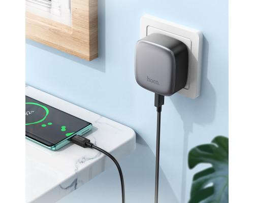 Мережевий зарядний пристрій HOCO CS33A Amanecer PD30W(2C1A) charger Black