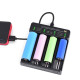 Зарядний пристрій ESSAGER Battery Charger with LED Indicator For 4 LED Black