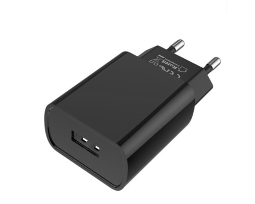 Мережевий зарядний пристрій BOROFONE BA20A Sharp single port charger Black