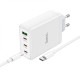 Мережевий зарядний пристрій HOCO N31 Leader PD100W four-port(3C1A) fast charger set(Type-C to Type-C) White