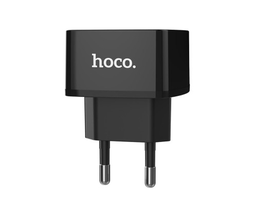 Мережевий зарядний пристрій HOCO C70A Cutting-edge single port QC3.0 charger Black