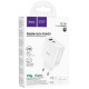 Мережевий зарядний пристрій HOCO C113A Awesome PD65W dual port(1A1C) charger White