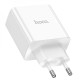 Мережевий зарядний пристрій HOCO C108A Leader PD35W dual port(2C) charger White