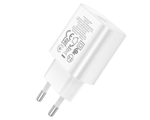 Мережевий зарядний пристрій HOCO N22 Jetta PD25W charger White