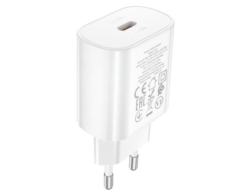 Мережевий зарядний пристрій HOCO N22 Jetta PD25W charger White