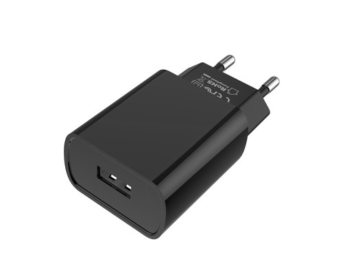 Мережевий зарядний пристрій BOROFONE BA20A Sharp single port charger set(Lightning) Black