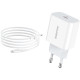 Мережевий зарядний пристрій BOROFONE BA38A Plus Speedy PD20W charger set (Type-C to Lightning) White