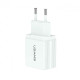 Мережевий зарядний пристрій Usams US-CC090 T24 2.1A Dual USB Travel Charger (EU) White