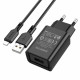 Мережевий зарядний пристрій BOROFONE BA68A Glacier single port charger set(iP) Black