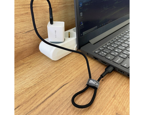 Мережевий зарядний пристрій Mibrand MI-31 GaN 30W Travel Charger USB-C White