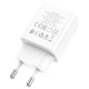 Мережевий зарядний пристрій BOROFONE BA69A Resource PD20W+QC3.0 charger White