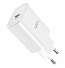 Мережевий зарядний пристрій HOCO N14 Smart Charging single port PD20W charger White