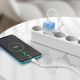 Мережевий зарядний пристрій HOCO C101A single port PD20W charger set(Type-C to Type-C) Ice Blue