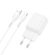 Мережевий зарядний пристрій HOCO C96A single port charger set(Type-C) White