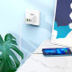 Мережевий зарядний пристрій BOROFONE BA79A Clever four-port PD20W(1C3A) charger set(C to iP) White