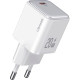 Мережевий зарядний пристрій Usams US-CC183 PD20W Single Port Fast Charger (EU)-X-ron Series White