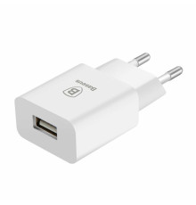 Мережевий зарядний пристрій Baseus USB Wall Charger Letour White