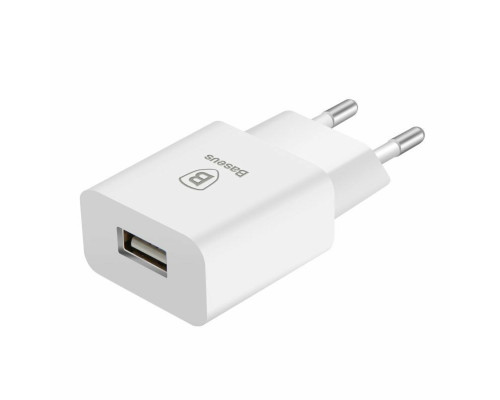 Мережевий зарядний пристрій Baseus USB Wall Charger Letour White