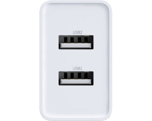 Мережевий зарядний пристрій Baseus Speed Mini Dual U Charger 10.5W White