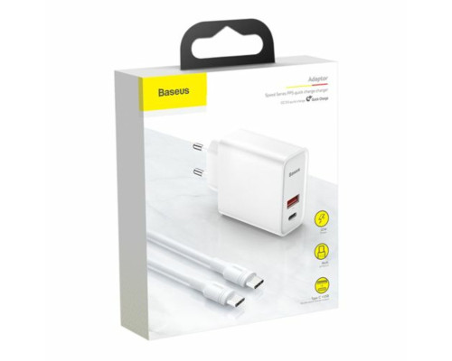 МЗП Baseus Speed PPS Quick charger C+U 30WEU White