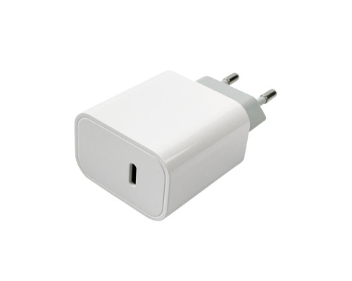 Мережевий зарядний пристрій Mibrand MI-16 20W PD + Quick Charger USB-C White