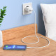 Мережевий зарядний пристрій HOCO C106A Leisure single port charger set(iP) White