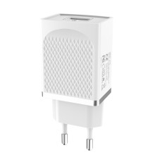 Мережевий зарядний пристрій HOCO C42A Vast power QC3.0 single port charger 18W White