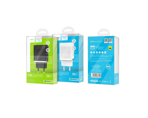 Мережевий зарядний пристрій HOCO C42A Vast power QC3.0 single port charger 18W White