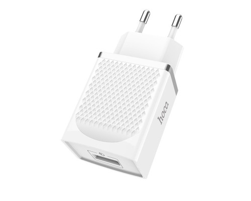 Мережевий зарядний пристрій HOCO C42A Vast power QC3.0 single port charger 18W White