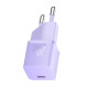 Мережевий зарядний пристрій Baseus GaN5 Fast Charger(mini) 1C 20W EU Purple