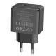 Мережевий зарядний пристрій HOCO CS13A Ocean single port PD20W charger Black