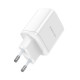 Мережевий зарядний пристрій BOROFONE BN9 Reacher PD35W dual port(2C) charger(EU) White