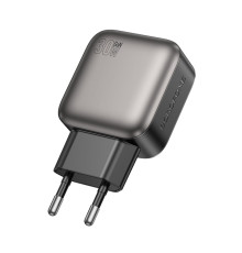 Мережевий зарядний пристрій BOROFONE BAS55A Absolute PD30W+QC3.0 charger(EU) Black