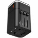 УЗП Baseus Removable 2-in-1 Universal Travel Adapter Black