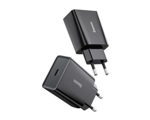 Мережевий зарядний пристрій Baseus Speed Mini Quick Charger 1C 20W EU Black