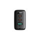 Мережевий зарядний пристрій ACEFAST A13 PD65W(USB-C+USB-C+USB-A) 3-port charger set Black