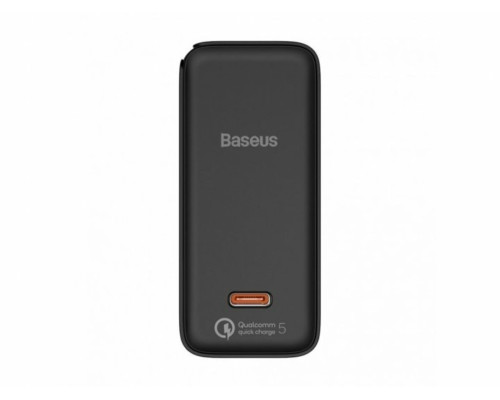 МЗП Baseus GaN2 Fast Charger 1C 100W Set Black (With Cable Type-C to Type-C 100W(20V/5A) 1.5m Black