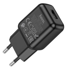 Мережевий зарядний пристрій HOCO C96A single port charger Black