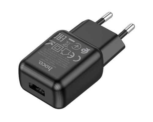 Мережевий зарядний пристрій HOCO C96A single port charger Black