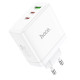 Мережевий зарядний пристрій HOCO N30 Glory PD65W three-port(2C1A) fast charger White