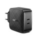 Зарядний пристрій UGREEN CD216 PD Fast Charger EU (Black) (UGR-70867)