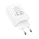 Мережевий зарядний пристрій HOCO N33 Start three-port PD35W(2C1A) charger White