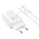 Мережевий зарядний пристрій BOROFONE BA77A Insightful single port PD30W charger set(C to iP) White