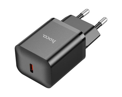 Мережевий зарядний пристрій HOCO N27 Innovative single port PD20W charger Black