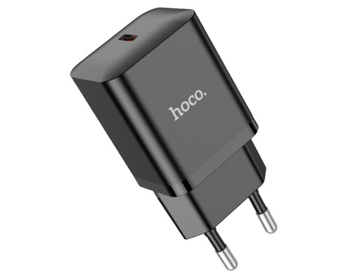 Мережевий зарядний пристрій HOCO N27 Innovative single port PD20W charger Black