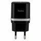 Мережевий зарядний пристрій HOCO C12 Smart dual USB charger Black