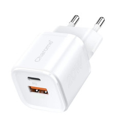 Мережевий зарядний пристрій CHAROME C10s Pure PD+QC4.0 20W Charger Set White