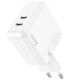 Мережевий зарядний пристрій HOCO C110A Lucky dual-port PD35W(2C) charger White